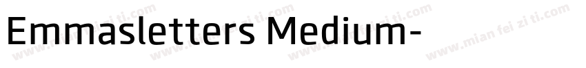 Emmasletters Medium字体转换